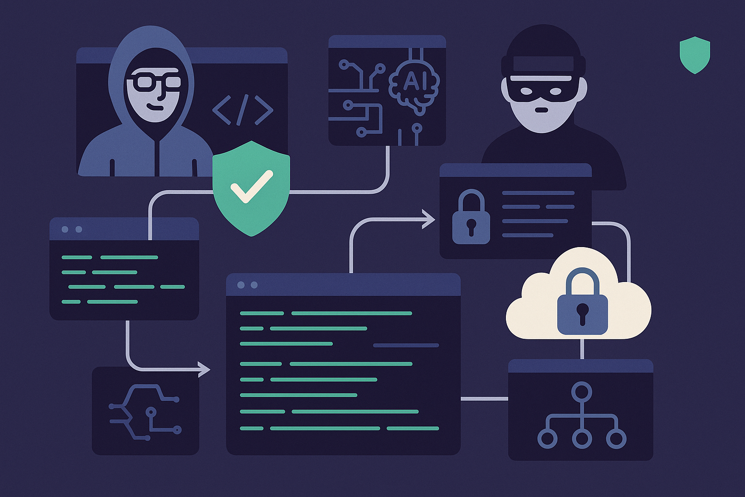 El código de ética: ser hacker no es ser criminal - visual explicativa 1