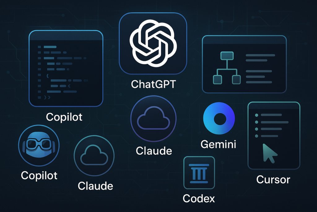 Copilot, ChatGPT, Claude, Gemini, Cursor y Codex: quién hace qué (y cuál te conviene) - imagen de portada