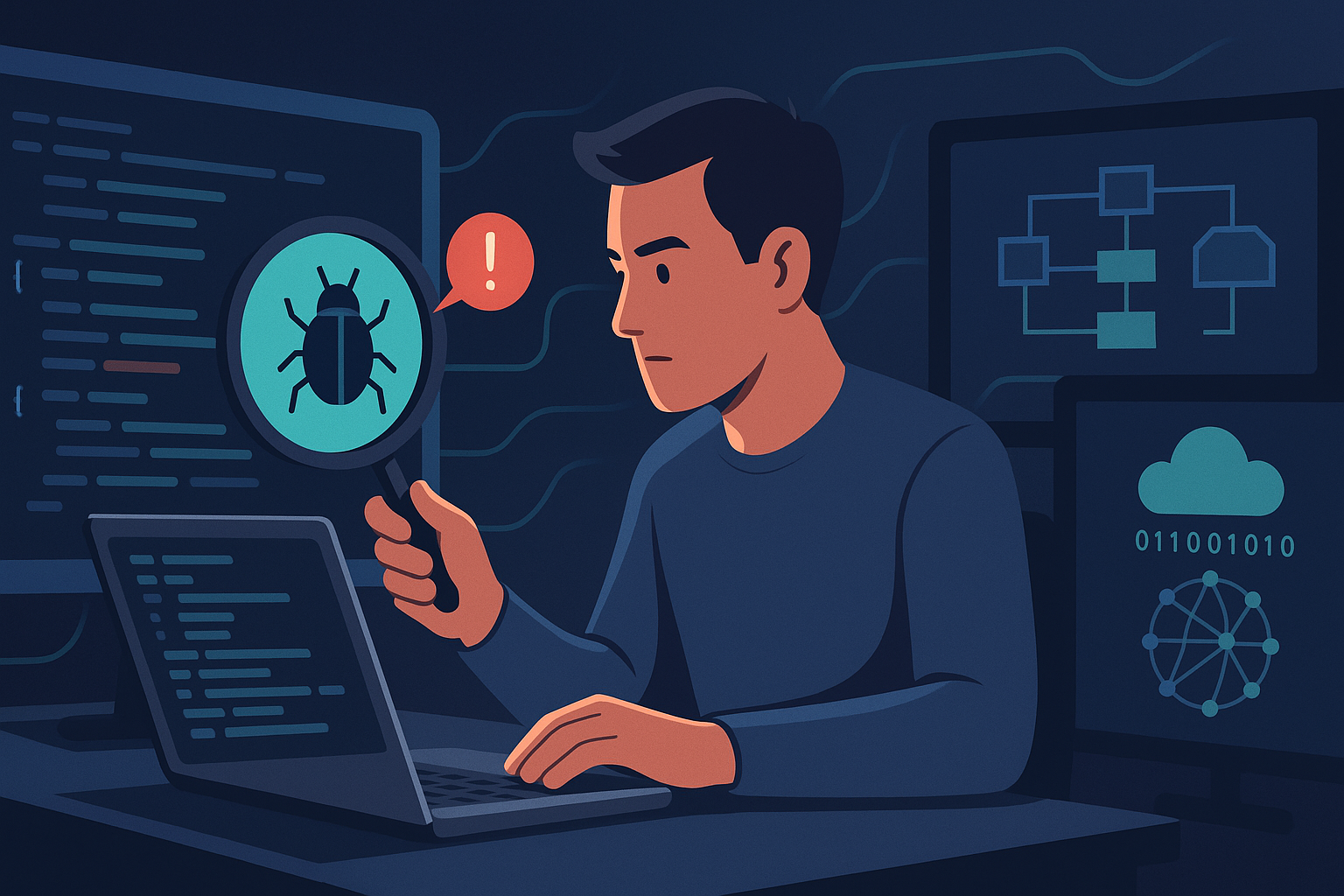 Debugging: el arte oscuro de hablar con tus errores (sin perder la cabeza) - visual explicativa 2