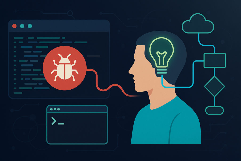 Debugging: el arte oscuro de hablar con tus errores (sin perder la cabeza) - imagen de portada