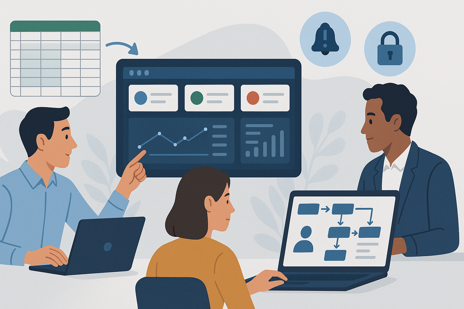 Digitalizar no es mejorar: la diferencia que sí cambia operación, ventas y control - visual explicativa 2