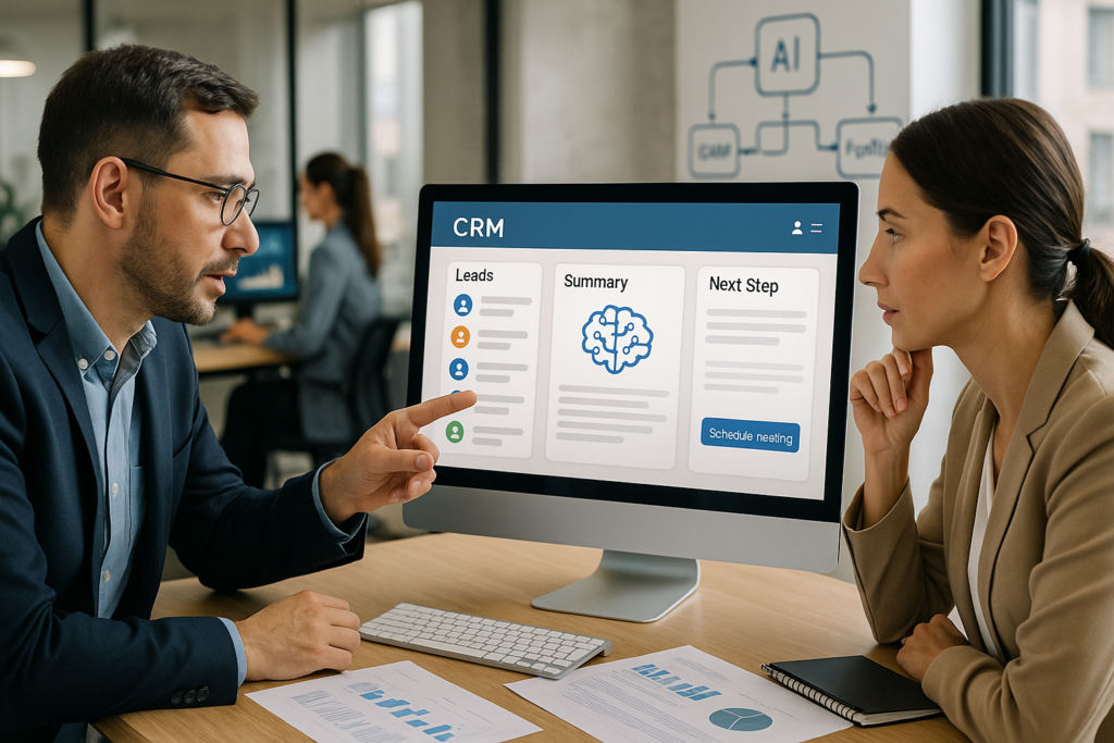 IA dentro del CRM: clasifica leads, resume y marca el siguiente paso - imagen de portada
