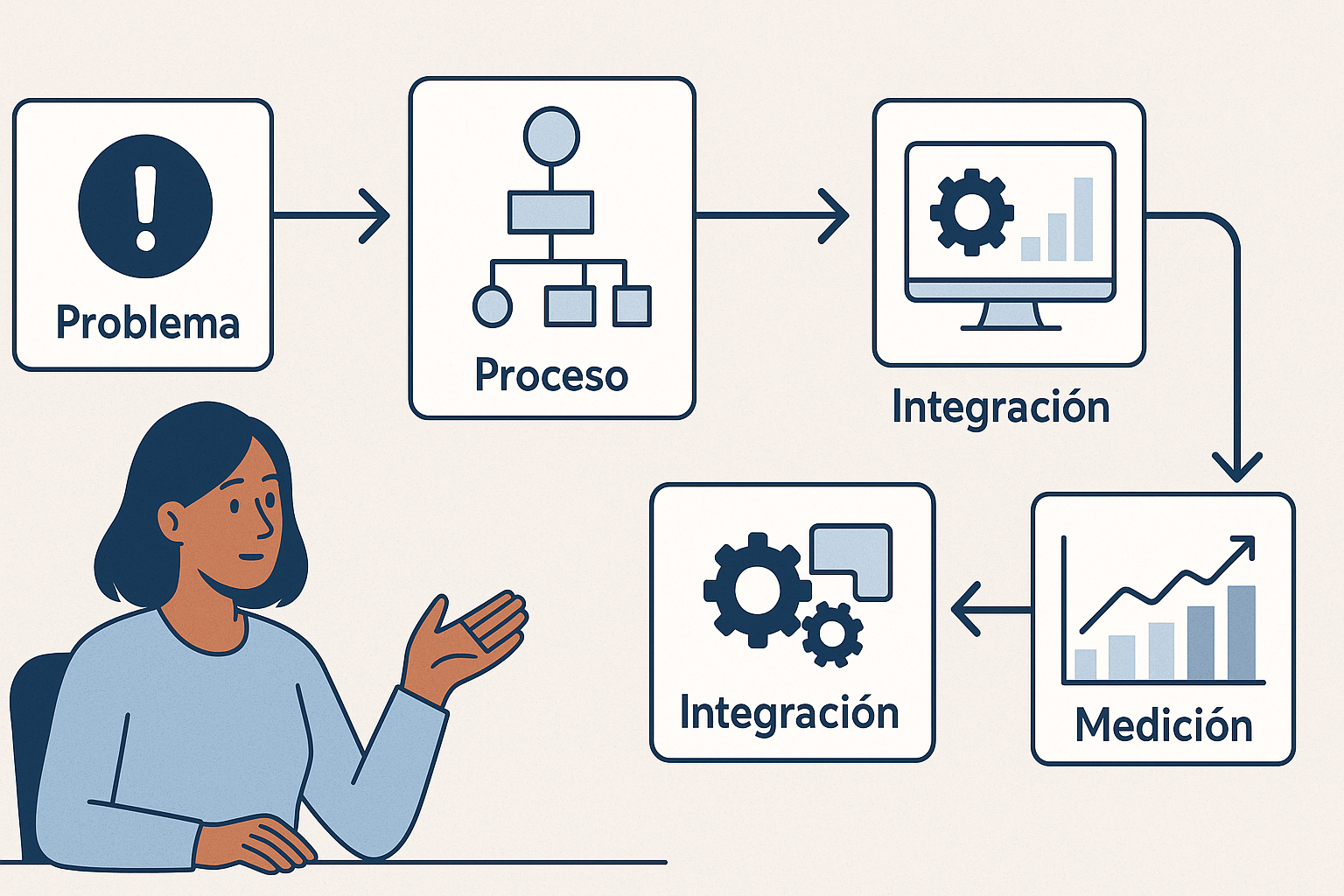 Por qué no todo se resuelve comprando una herramienta - visual explicativa 1