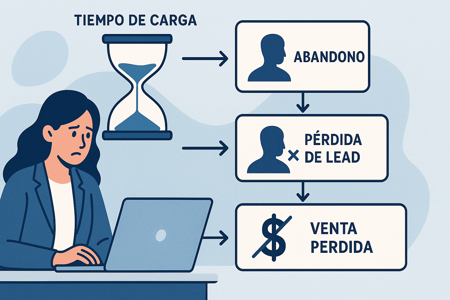 Por qué un sistema lento también cuesta dinero - visual explicativa 1