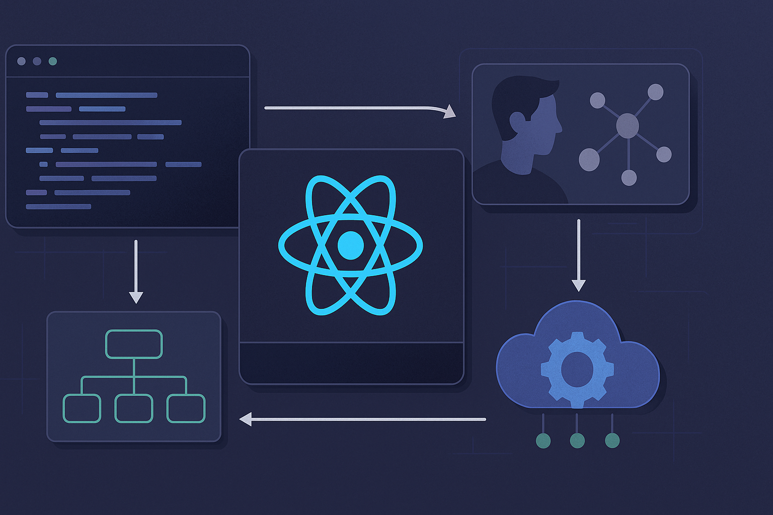 React: el imperio que se rehúsa a caer (y por qué tu equipo regresa) - visual explicativa 1