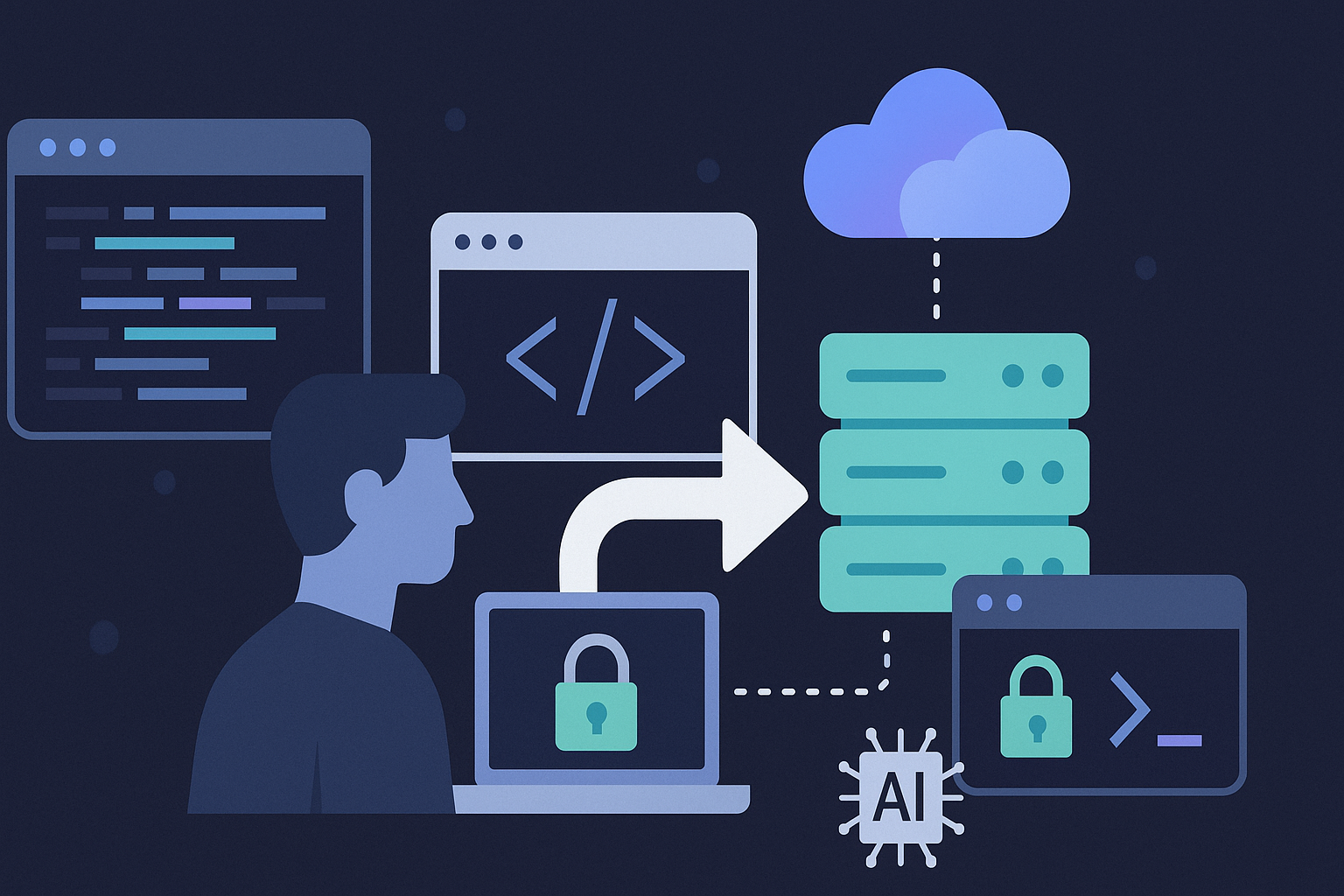 Backend para mortales: lo que sí necesitas entender (aterrizado con .NET 8) - visual explicativa 1