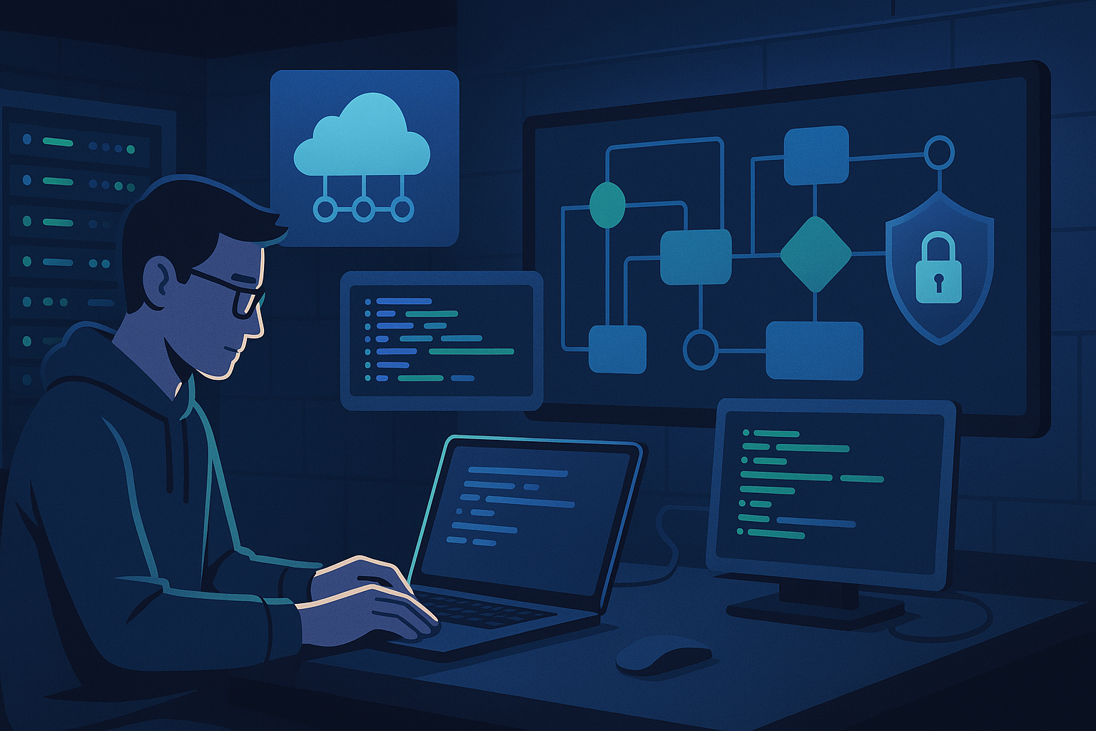 Backend: el sótano donde vive la lógica (y por qué te conviene bajar) - visual explicativa 2