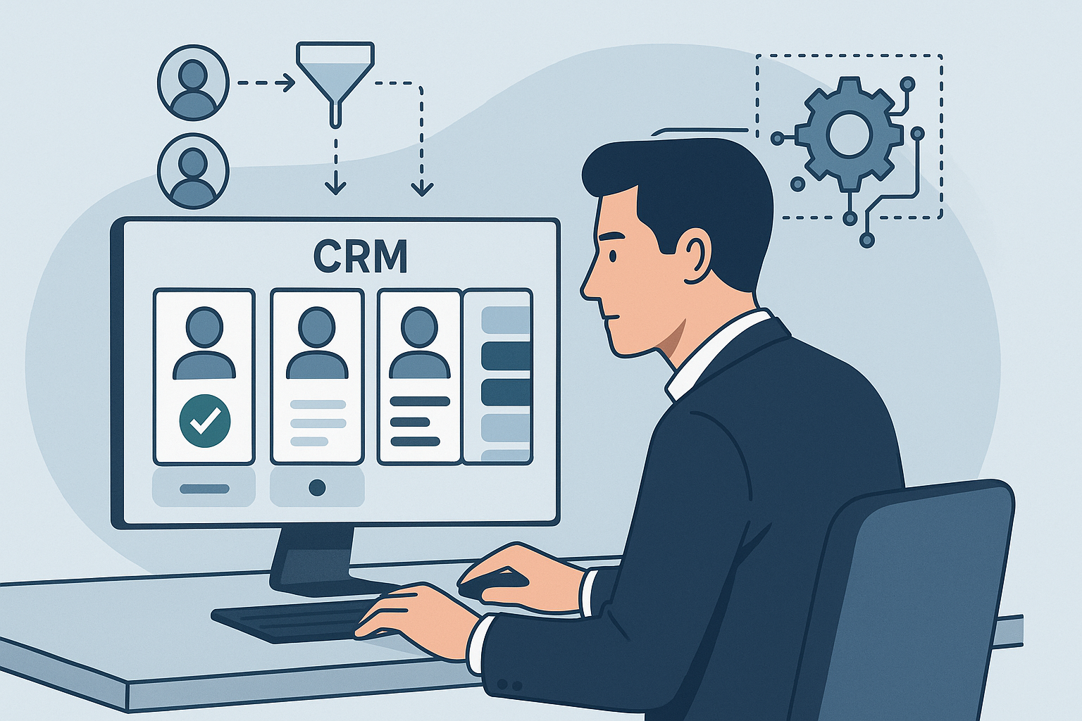 Tu CRM debe ayudarte a vender mejor (no solo a guardar contactos) - visual explicativa 2