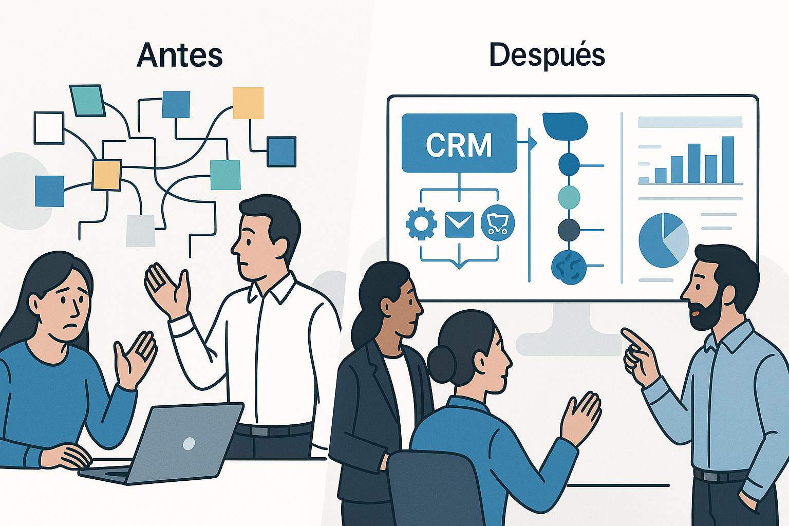 Cómo convertir tu CRM en una herramienta viva (y no en una libreta digital) - visual explicativa 2