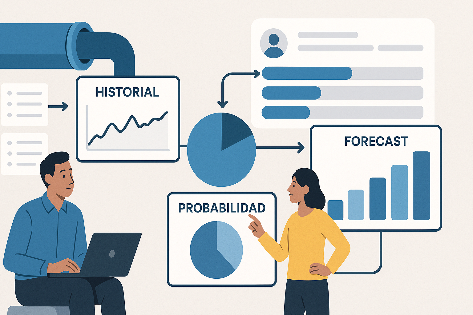 Forecast con más contexto: cómo dejar de adivinar y decidir mejor - visual explicativa 1