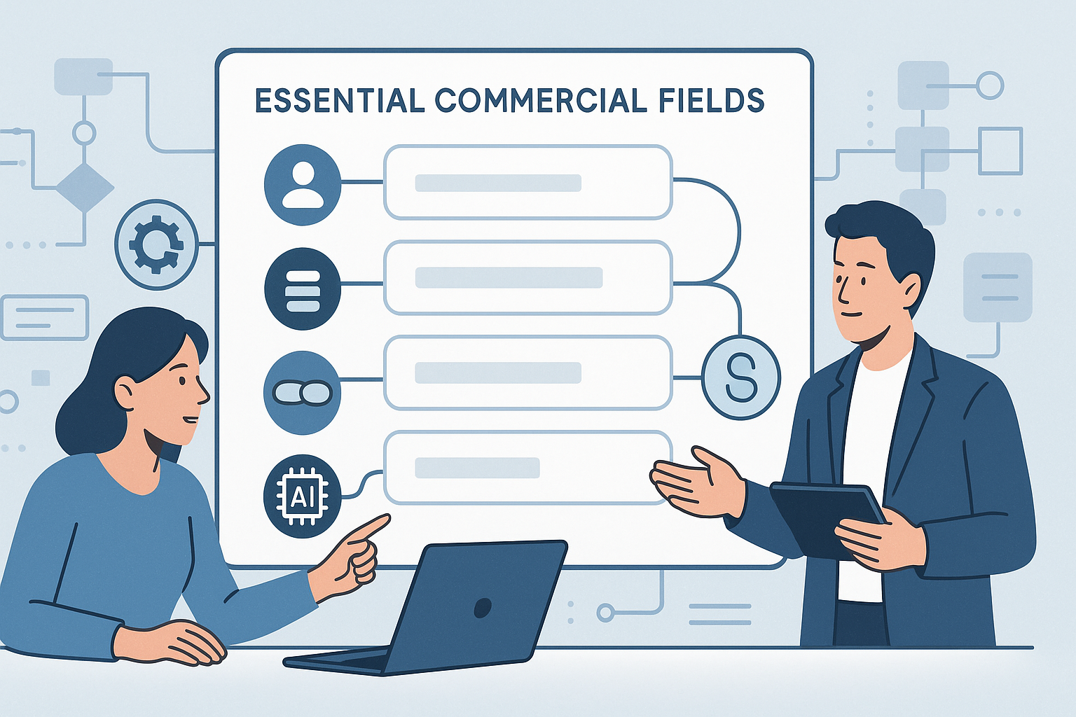 Qué información necesita un buen proceso comercial (y por qué cambia tus resultados) - visual explicativa 1