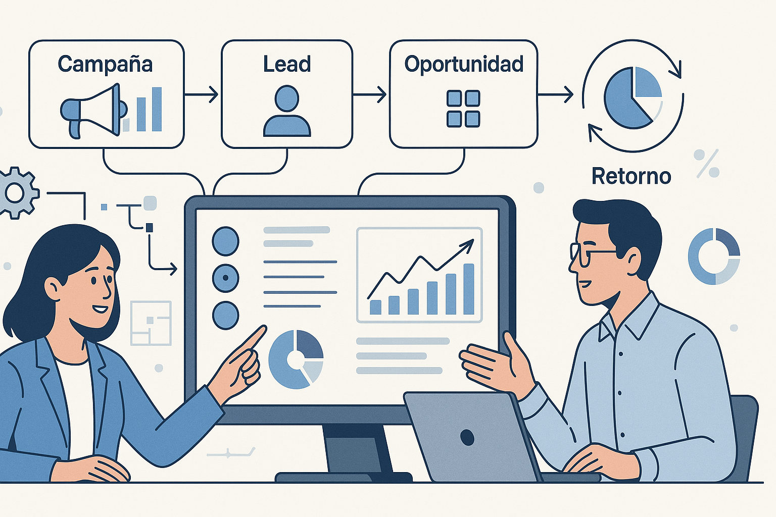 Cuando marketing y ventas ven los mismos datos, se acaban muchas discusiones - visual explicativa 1