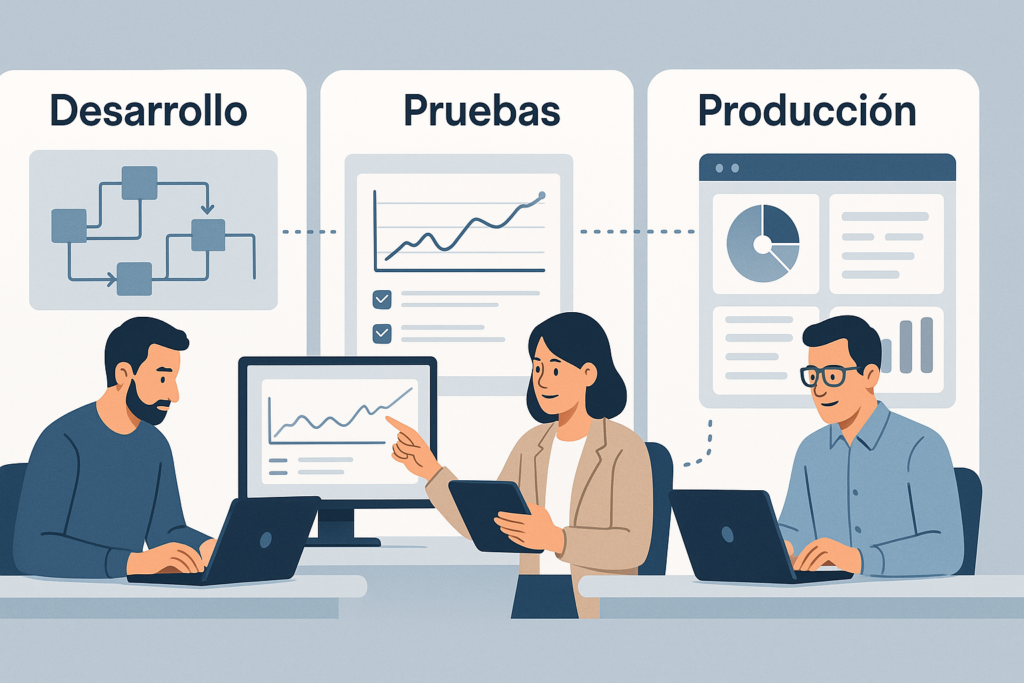 Por qué no debes probar en producción (y cómo ordenar tus ambientes) - imagen de portada