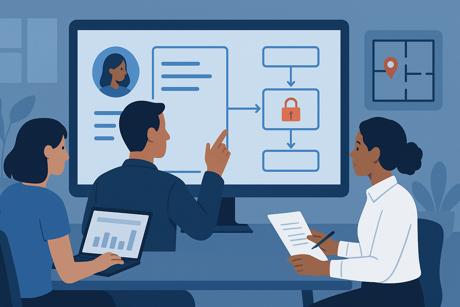 Seguridad de accesos: quién entra, a qué entra y desde dónde - visual explicativa 2