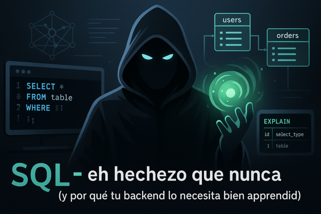 SQL: el hechizo que nunca muere (y por qué tu backend lo necesita bien aprendido) - imagen de portada