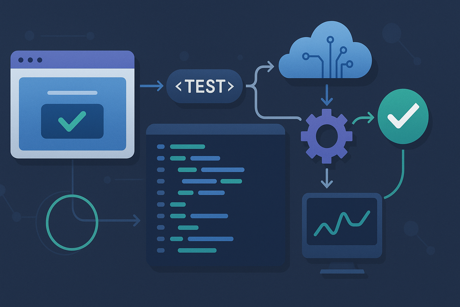 Testing frontend sin llorar: tu stack mínimo para sobrevivir al sprint - visual explicativa 1