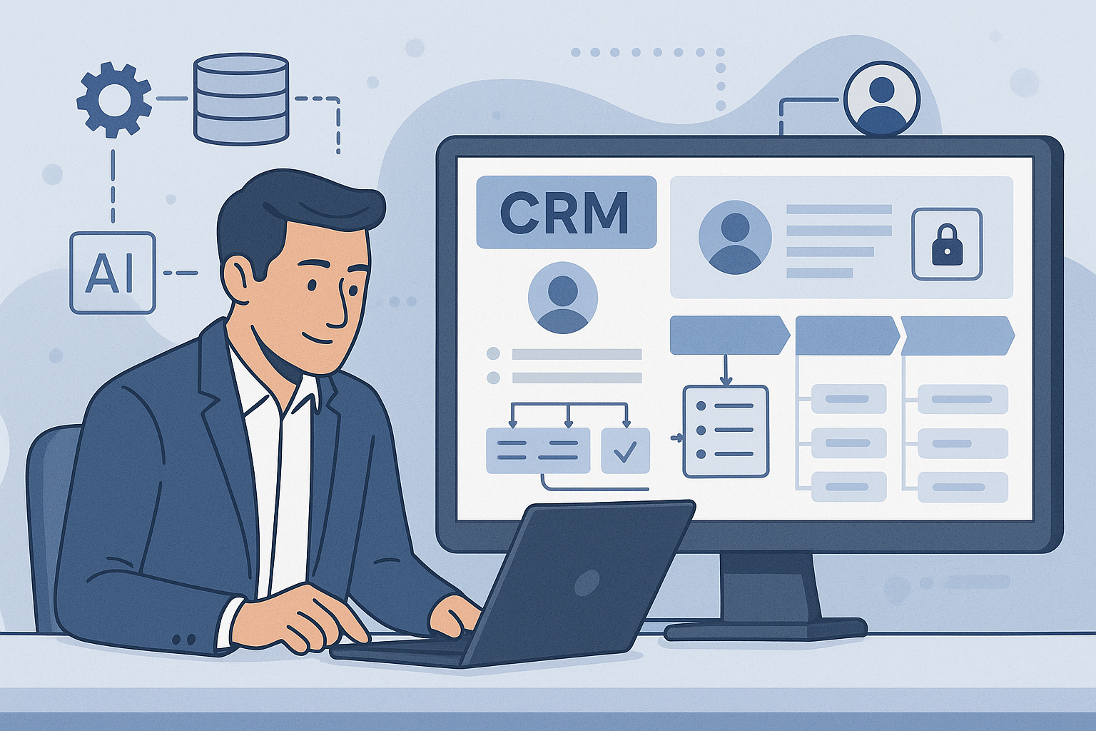 Datos sensibles en tu CRM: protege lo comercial y lo personal sin frenar ventas - visual explicativa 2