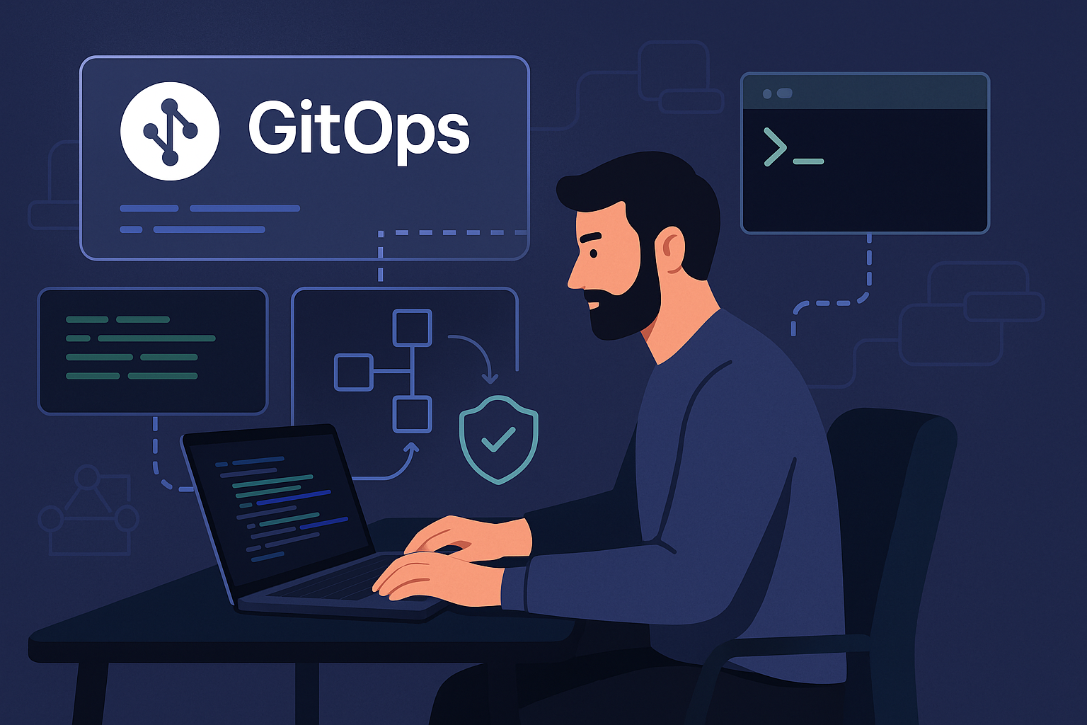 GitOps: cuando Git manda más que tu jefe - visual explicativa 2
