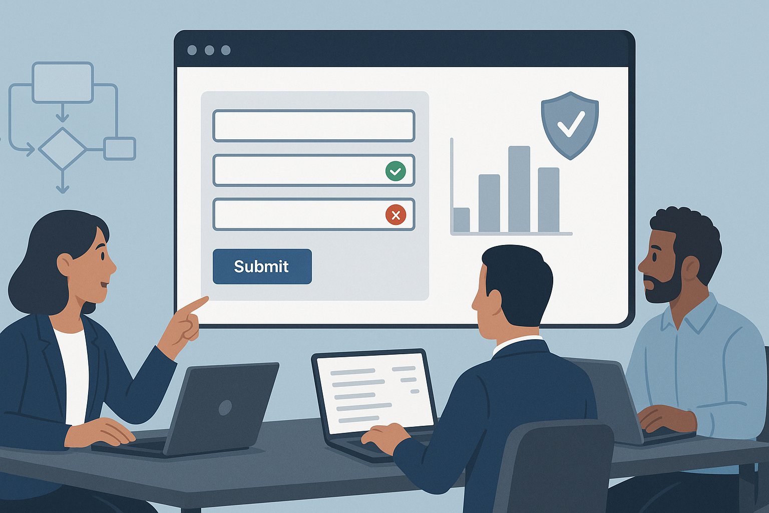 Seguridad en formularios y sistemas web: protege el dato desde que entra - visual explicativa 2
